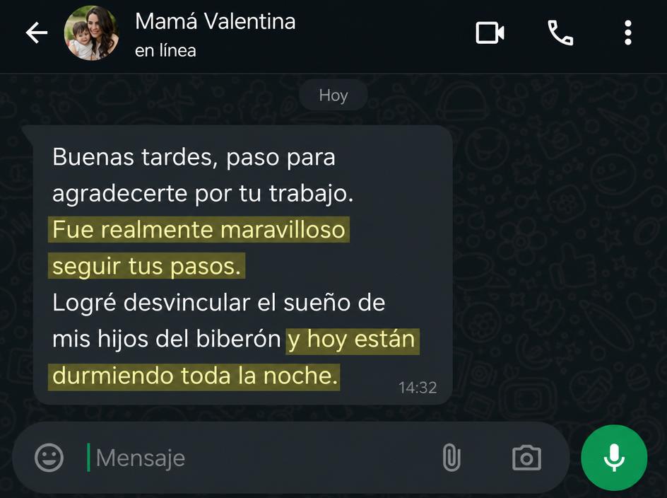 Testimonio de mamá